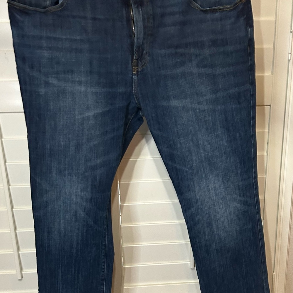 Lucky Brand Men's Dark Blue Straight Jeans